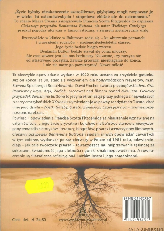 Ciekawy przypadek Beniamina Buttona i inne opowiadania. F. SCOTT FITZGERALD