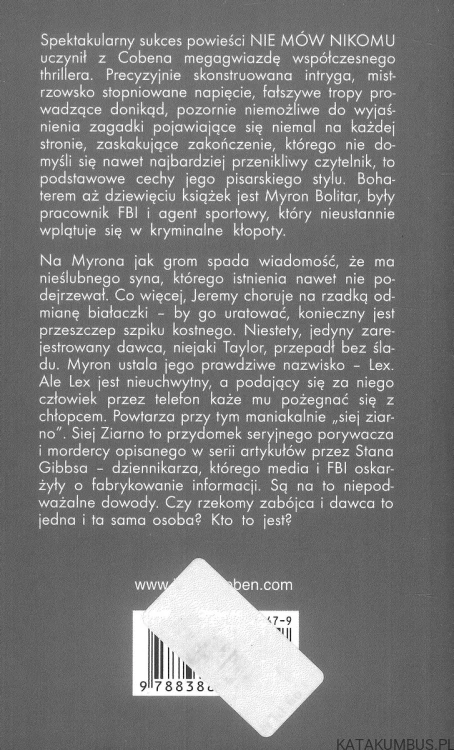 Najczarniejszy strach. HARLAN COBEN
