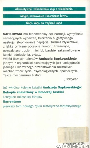 Coś się kończy, coś się zaczyna. ANDRZEJ SAPKOWSKI