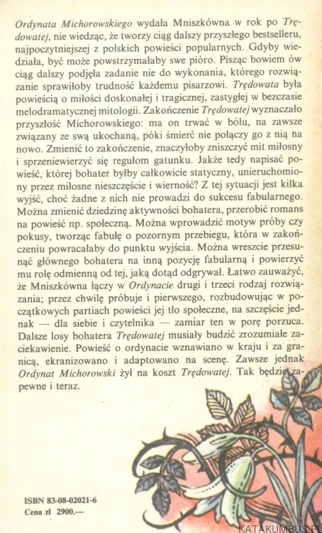 Ordynat Michorowski. HELENA MNISZEK
