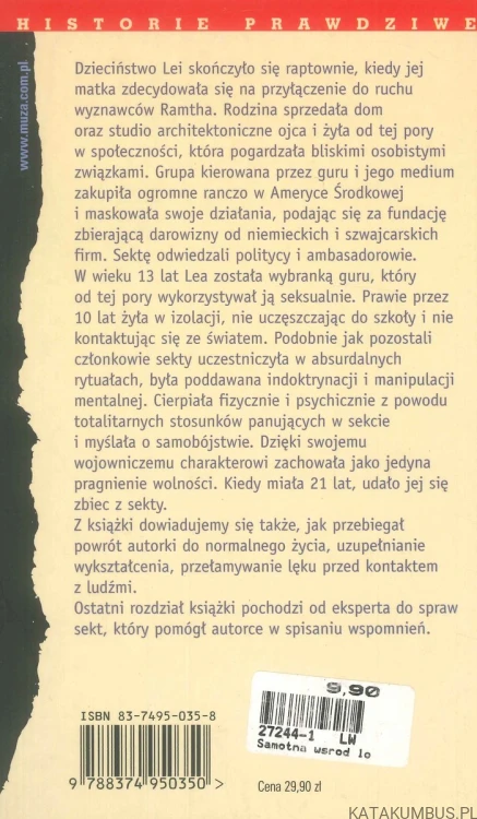 Samotna wśród łowców dusz. LEA SASKIA LAASNER