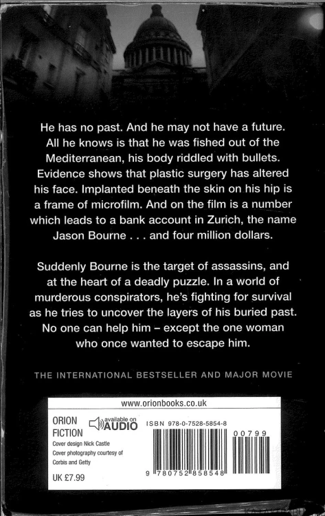 The bourne identity. ROBERT LUDLUM