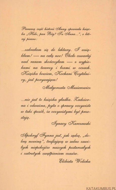 Anna i Czarny rycerz. FYNN