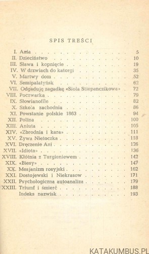 Dostojewski. STANISŁAW MACKIEWICZ CAT