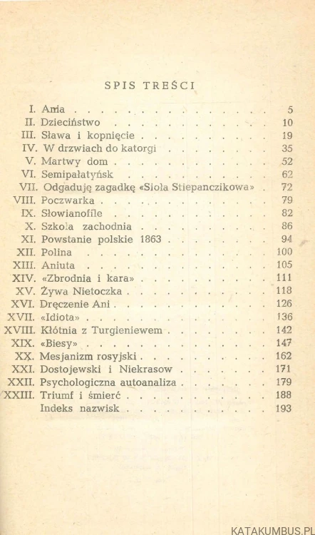 Dostojewski. STANISŁAW MACKIEWICZ CAT