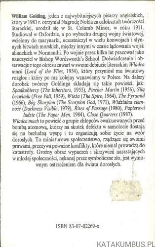 Władca much. WILLIAM GOLDING