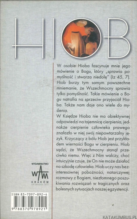 Hiob obrońca własnej prawości. JÓZEF BREMER