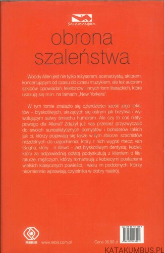 Obrona szaleństwa. WOODY ALLEN