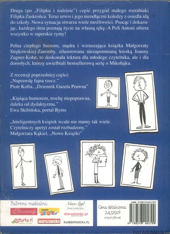 Filipek i szkoła. MAŁGORZATA STRĘKOWSKA-ZAREMBA