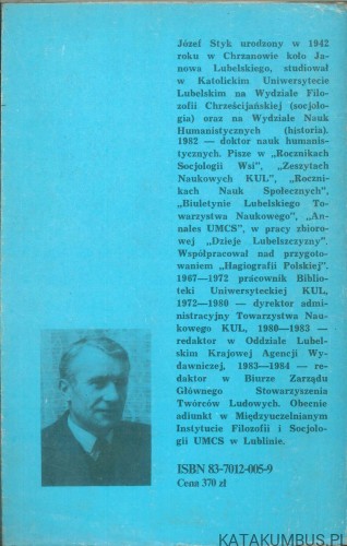 Ksiądz Ignacy Kłopotowski 1866-1931. JÓZEF STYK