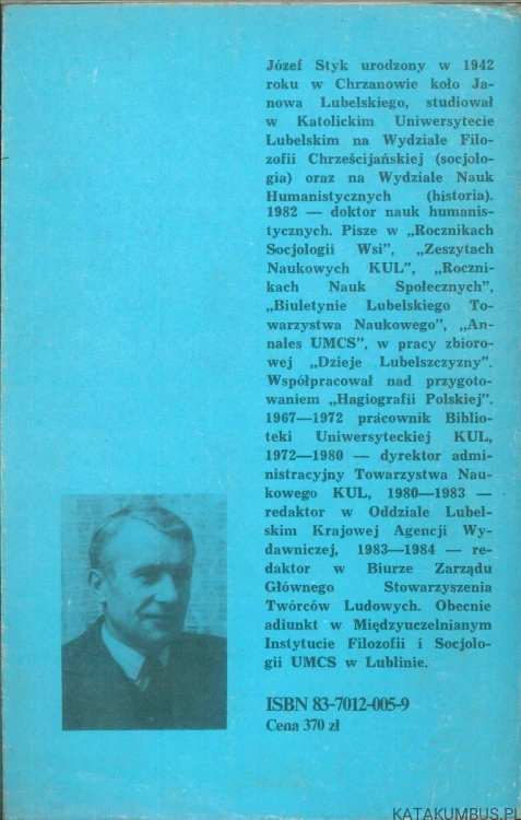 Ksiądz Ignacy Kłopotowski 1866-1931. JÓZEF STYK