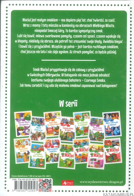 Smok Maciuś walczy z bałaganem. PRACA ZBIOROWA