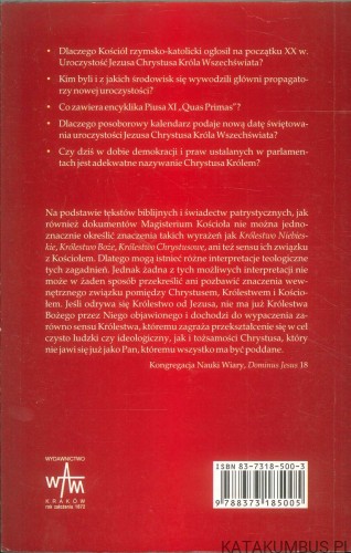 Historia uroczystości Jezusa Chrystusa. KS. JAROSŁAW SUPERSON SAC