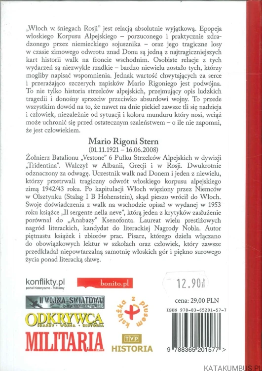 Włoch w śniegach Rosji. MARIO RIGONI STERN
