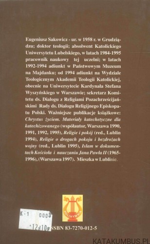 Rozważania o Krzyżu. EUGENIUSZ SAKOWICZ
