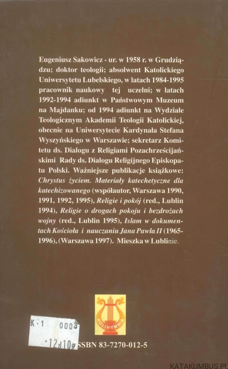 Rozważania o Krzyżu. EUGENIUSZ SAKOWICZ