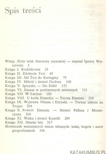 Eneida. WERGILIUSZ