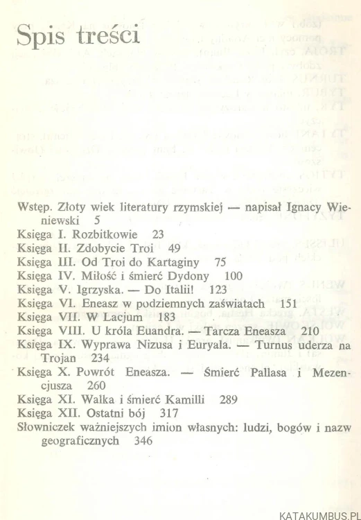 Eneida. WERGILIUSZ
