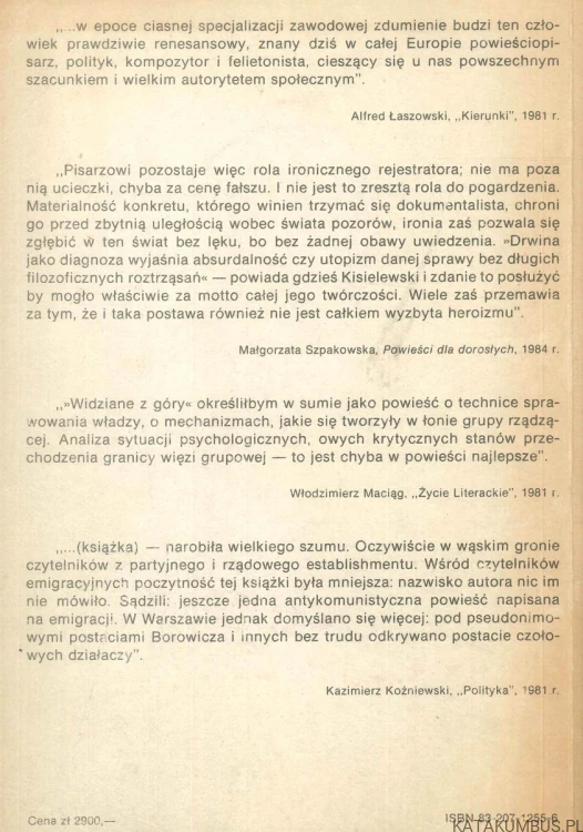 Widziane z góry. STEFAN KISIELEWSKI