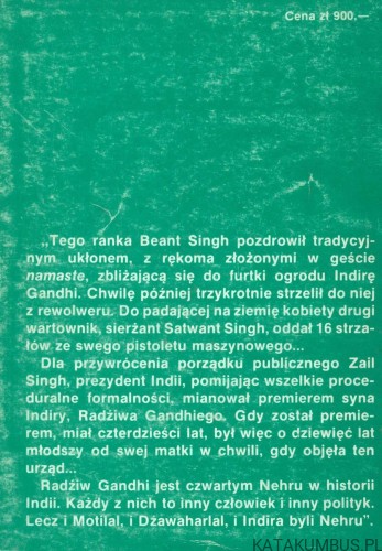 Indira Gandhi. GYÖRGY KALMÁR