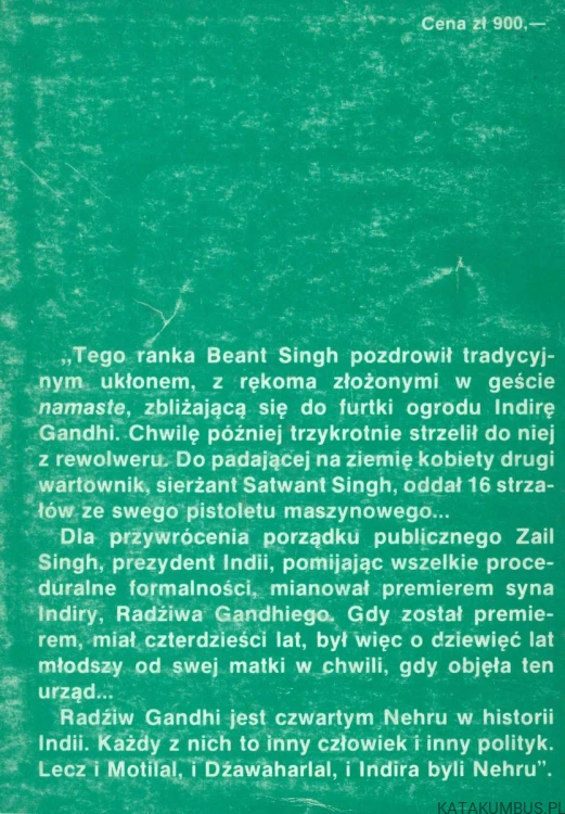 Indira Gandhi. GYÖRGY KALMÁR