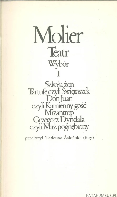 Teatr Tom I-II. MOLIER