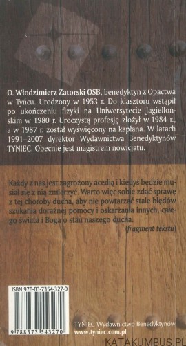 Acedia dziś. WŁODZIMIERZ ZATORSKI OSB