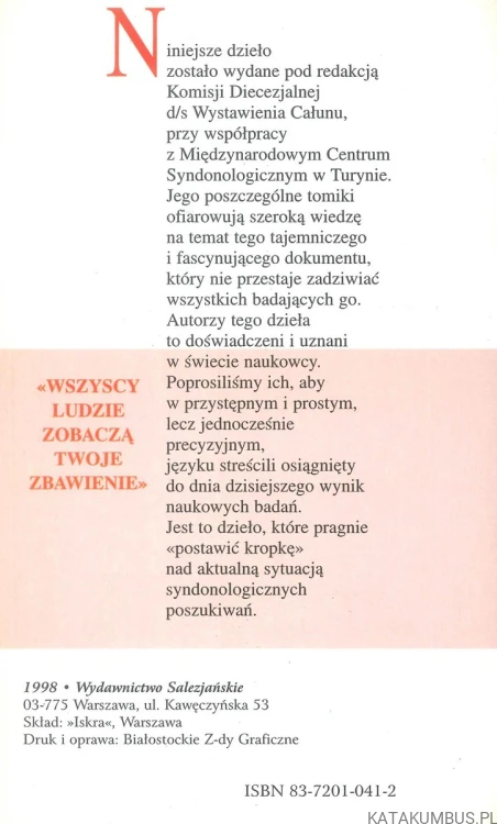 Tajemniczy wizerunek. PRACA ZBIOROWA