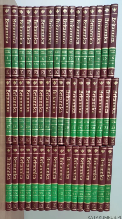 Encyklopedia Britannica komplet 49 tomów