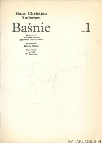 Baśnie tomy I-III. HANS CHRISTIAN ANDERSEN