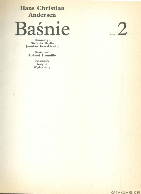 Baśnie tomy I-III. HANS CHRISTIAN ANDERSEN