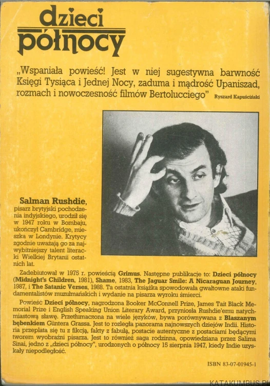 Dzieci północy. SALMAN RUSHDIE