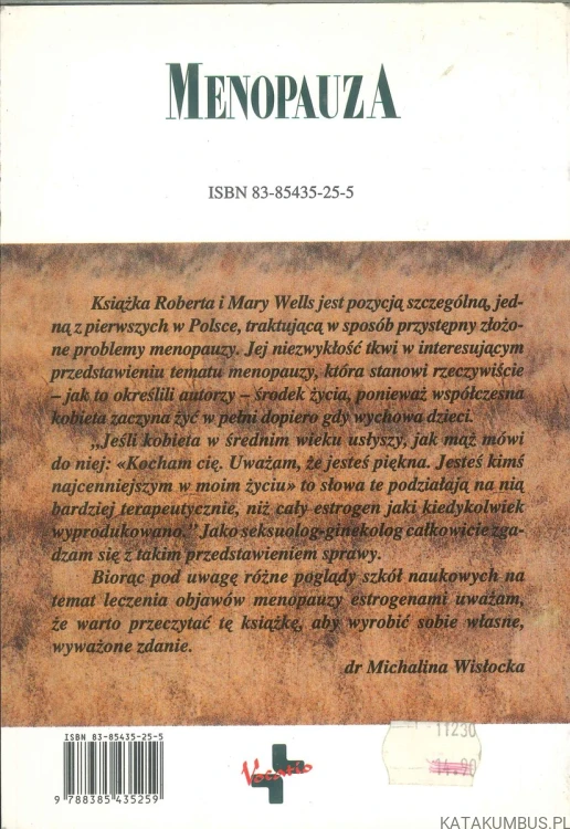 Menopauza środek życia. ROBERT G. WELLS, MARY C. WELLS