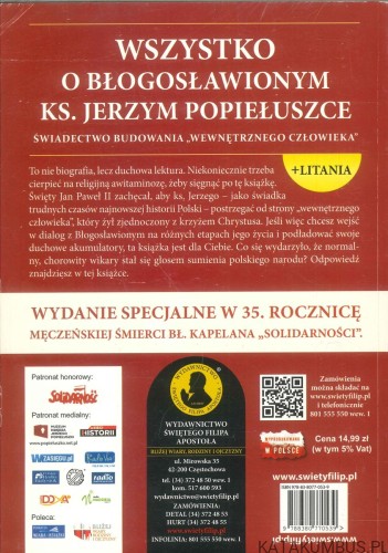 Wszystko o błogosławionym ks. Jerzym Popiełuszce. PRACA ZBIOROWA