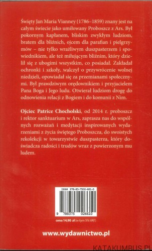 Rekolekcje ze św. Proboszczem z Ars. PATRICE CHOCHOLSKI