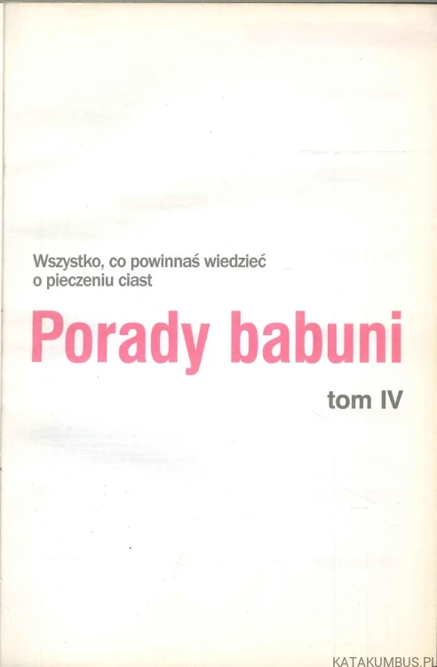 Porady babuni tom IV. PRACA ZBIOROWA