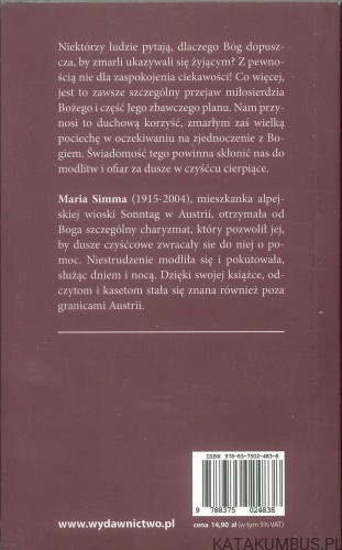 Moje przeżycia z duszami czyśćcowymi. MARIA SIMMA