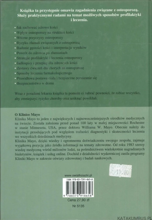 Co radzi lekarz. Osteoporoza. PRACA ZBIOROWA