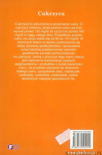 Cukrzyca. JUTTA PLATH