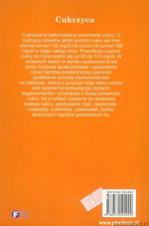 Cukrzyca. JUTTA PLATH