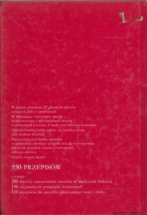 Owoce dla zdrowia w kuchni dla urody. LJILJANA BISENIĆ