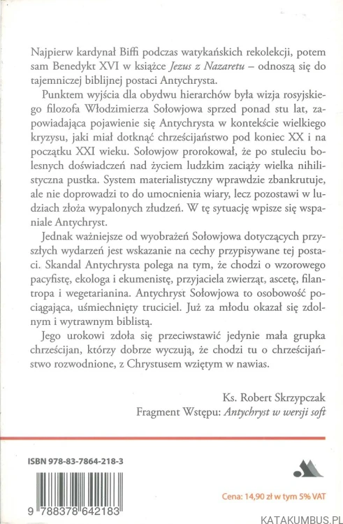 Krótka opowieść o Antychryście. WŁODZIMIERZ SOŁOWJOW