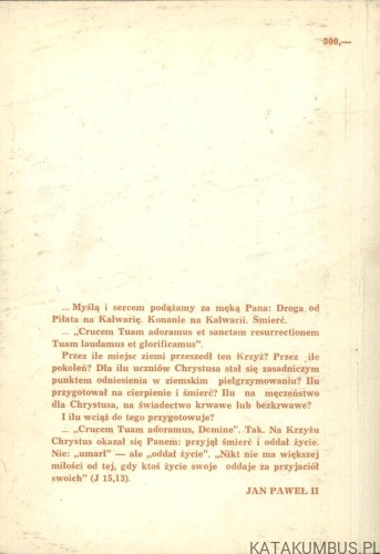 Droga krzyżowa. JERZY KOPEĆ