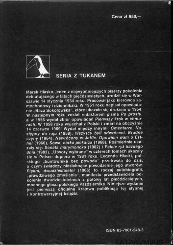 Piękni dwudziestoletni. MAREK HŁASKO