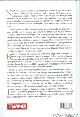 Banksterzy. Kulisy globalnej zmowy. JANUSZ SZEWCZAK