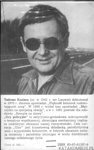 Gry policyjne. TADEUSZ KOZIURA