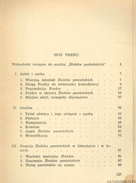 Śluby panieńskie Aleksandra Fredry. WANDA ACHREMOWICZOWA