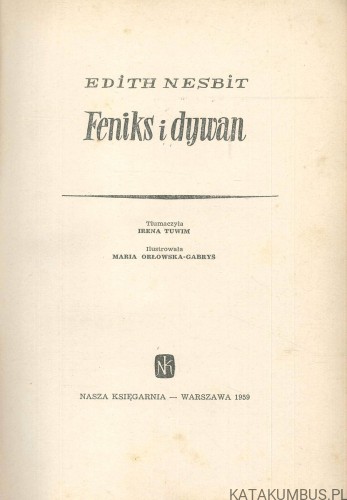 Feniks i dywan. EDITH NESBIT