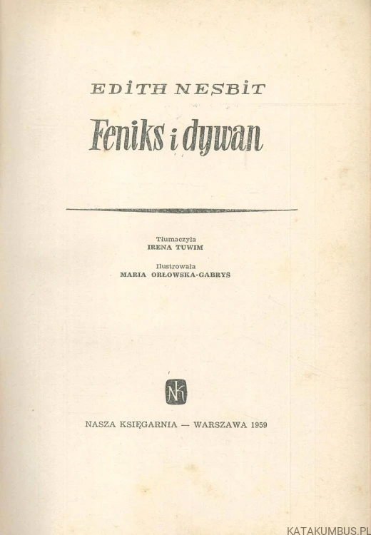 Feniks i dywan. EDITH NESBIT
