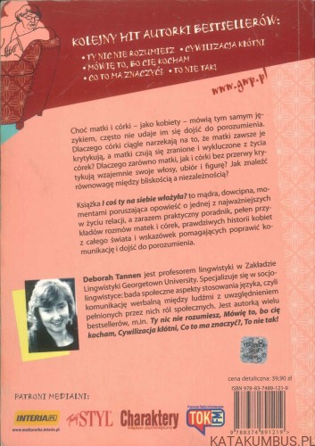 I coś ty na siebie włożyła? Rozmowy matek i córek. DEBORAH TANNEN